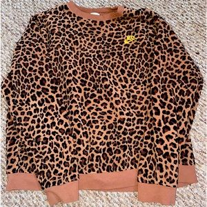 Cheetah Print Nike Sweater!